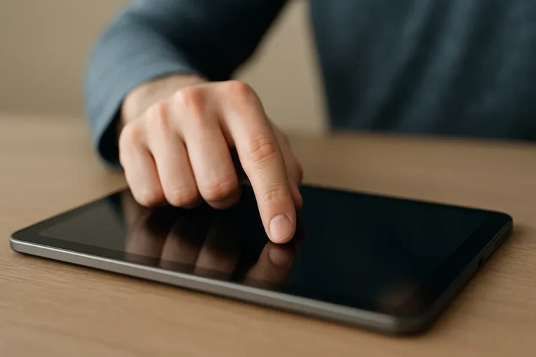Écran tactile de tablette qui ne répond plus