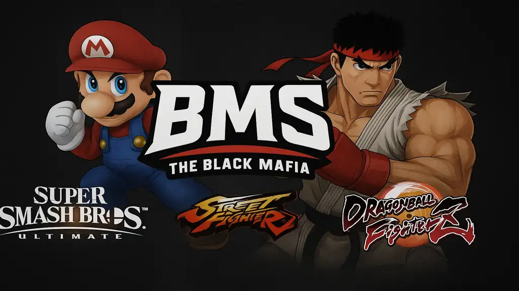BMS Esport The Black Mafia équipe française Smash Street Fighter DBFZ
