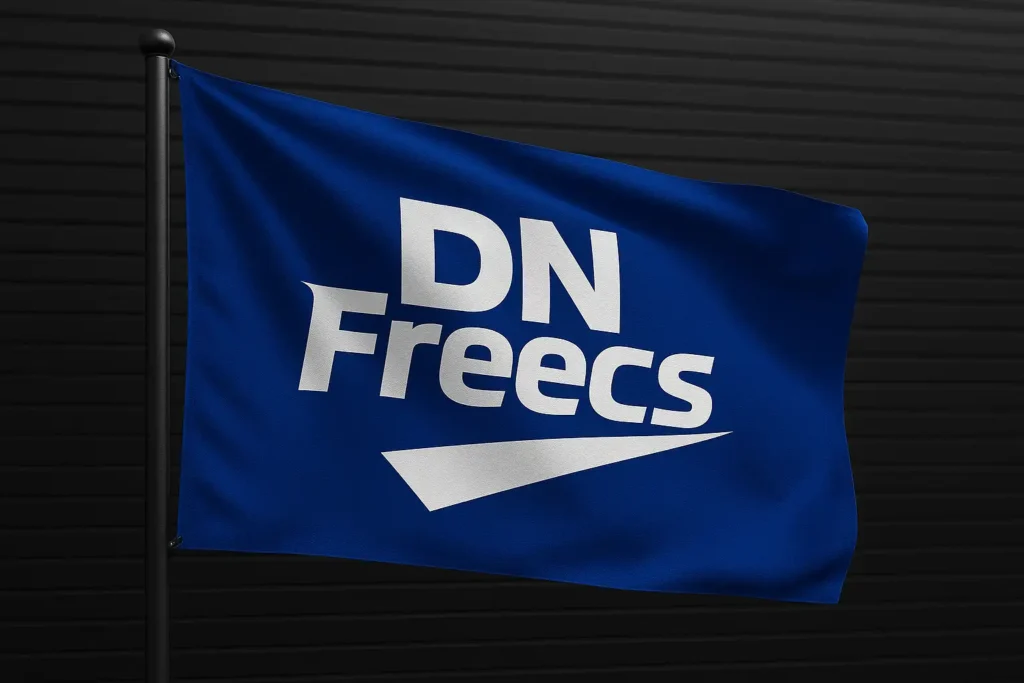 Drapeau bleu DN Freecs esports, logo officiel de l'équipe coréenne LCK 2025