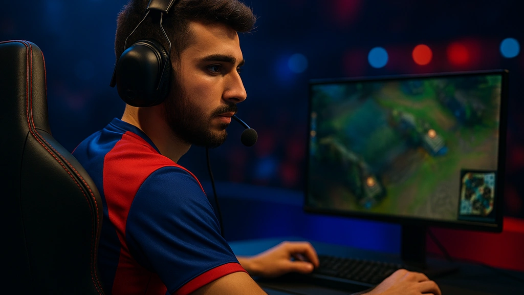 113 (Doğukan Balcı), jungler de Barça eSports, concentré en LAN