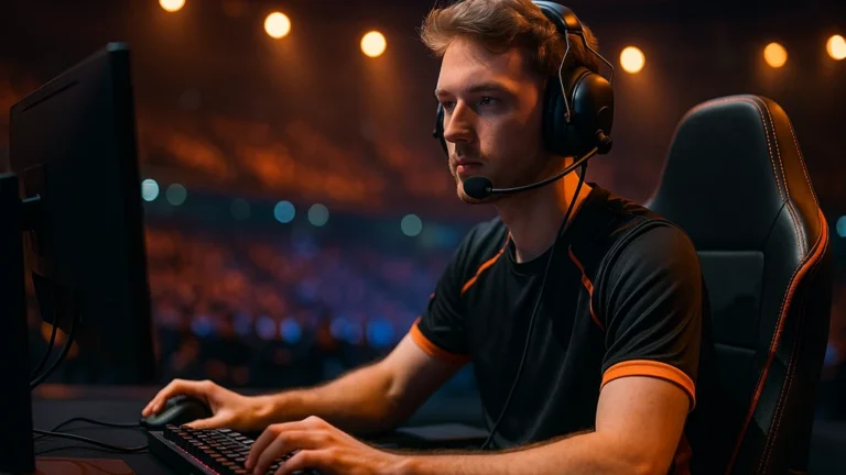 Upset (Elias Lipp), ADC de Fnatic, concentré en LAN