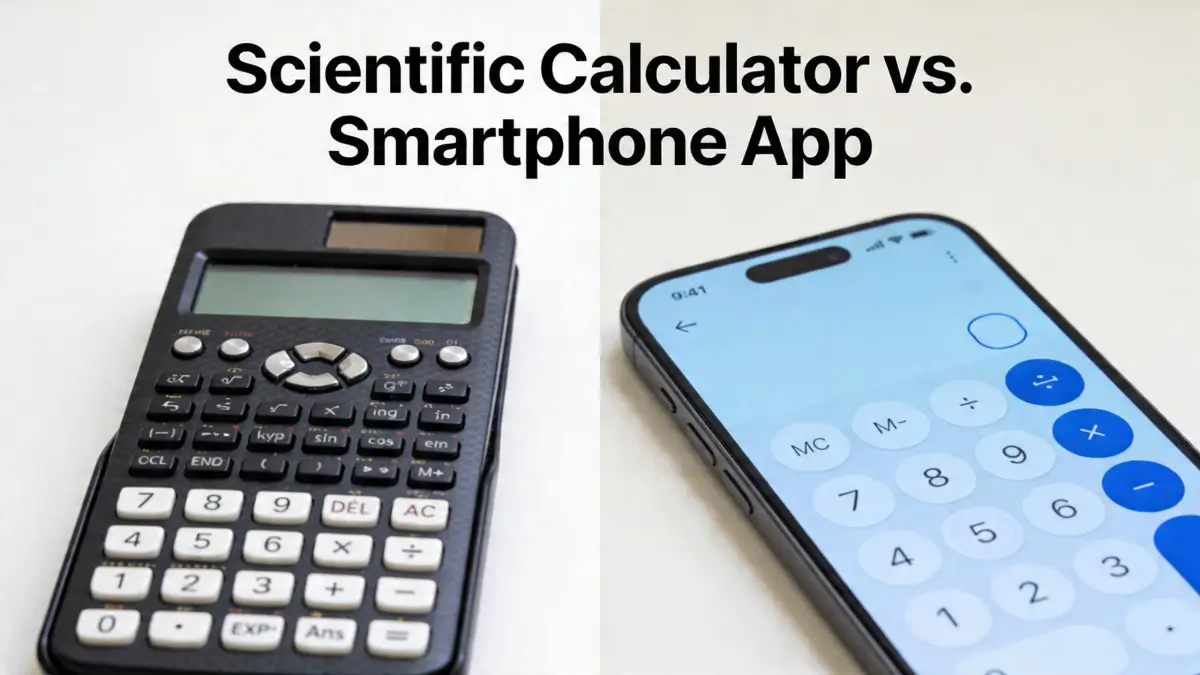 Calculatrice scientifique vs application smartphone : laquelle choisir pour les études et les concours en 2026 ?