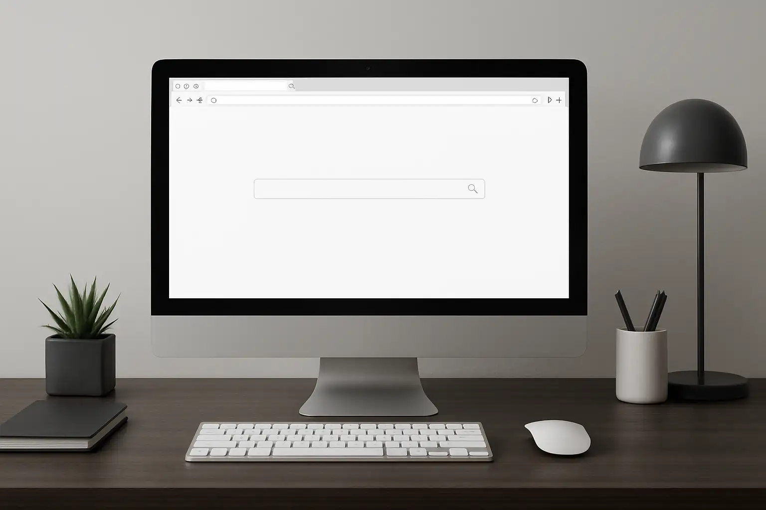 Écran d’ordinateur montrant une page web neutre pour illustrer pop startup