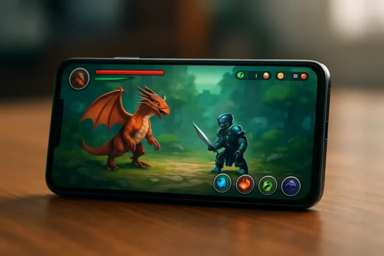 Smartphone affichant un jeu mobile de capture de créatures fantastiques, lié à Salarsen dans Pokémon GO
