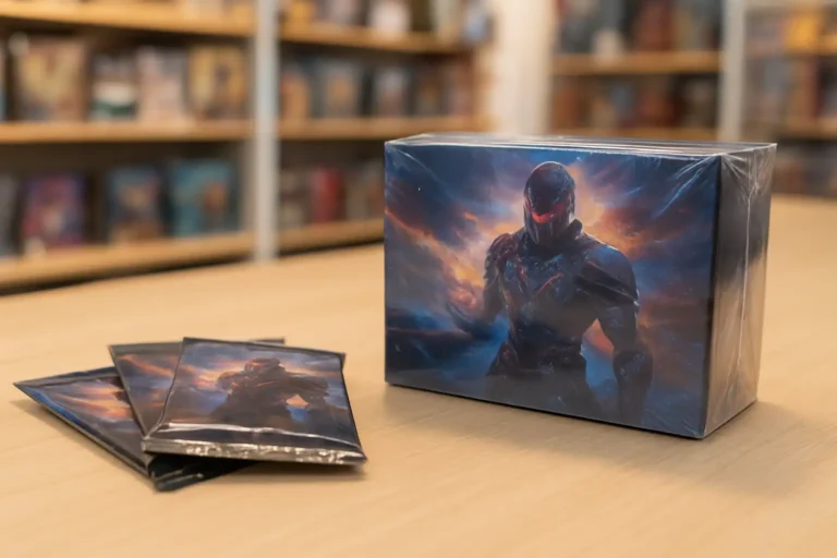 Coffret de cartes à collectionner premium avec boosters et emballage scellé